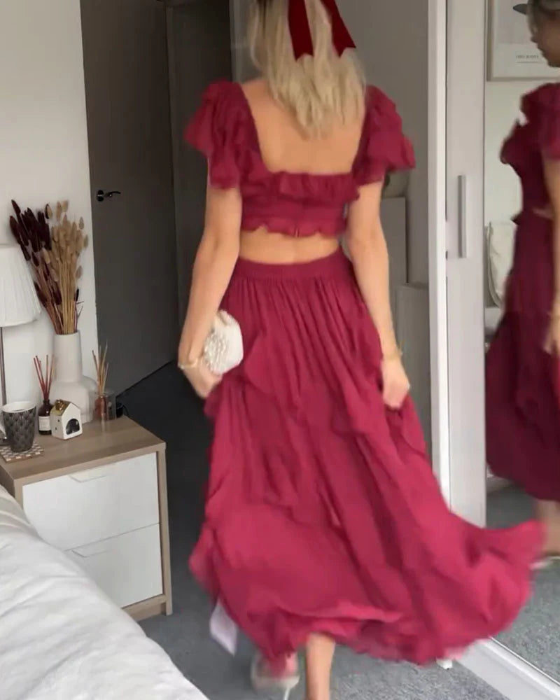 Elisa - Ruffle Dress
